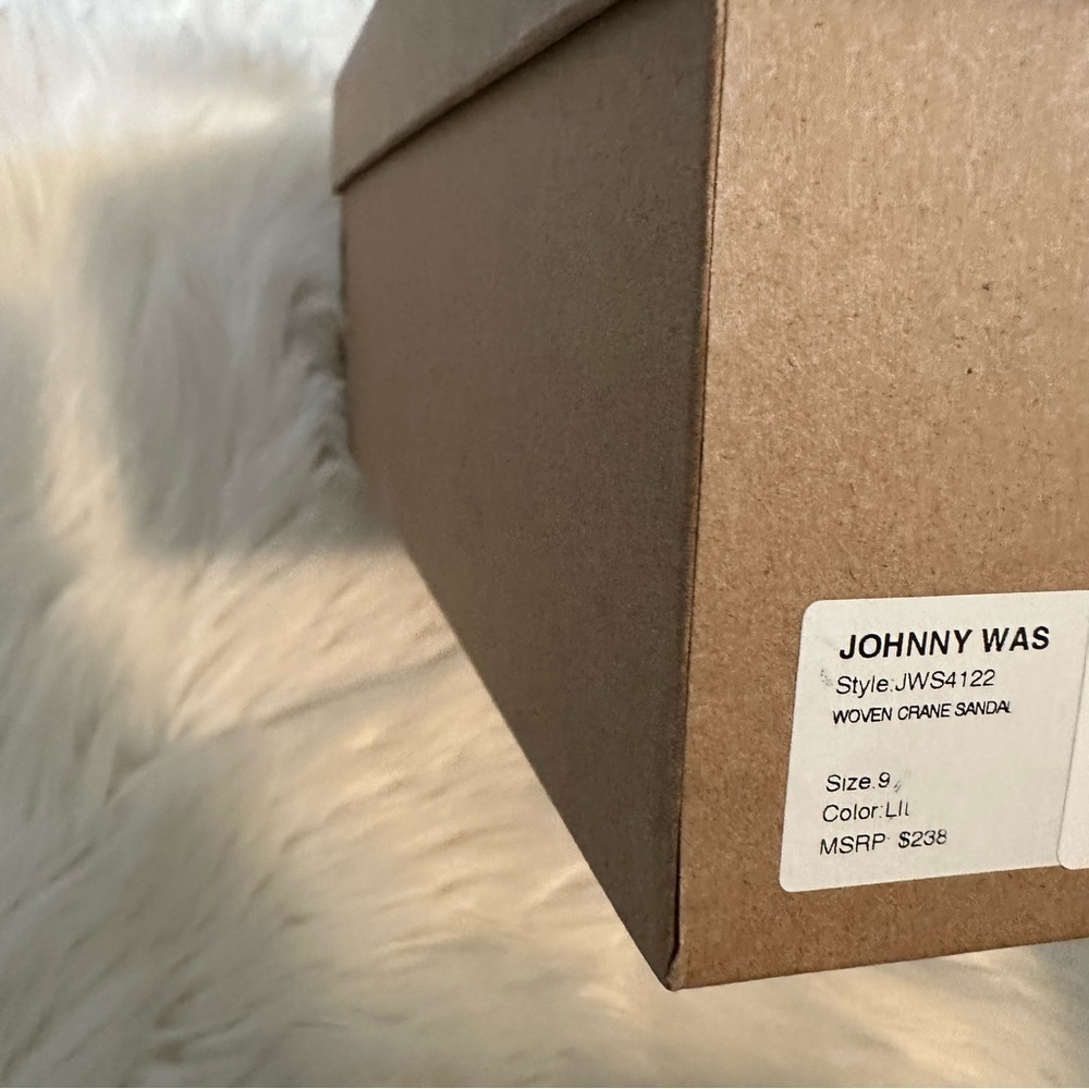 𝅺johnny Was Lilac Woven Sandals - Picture 6 of 7